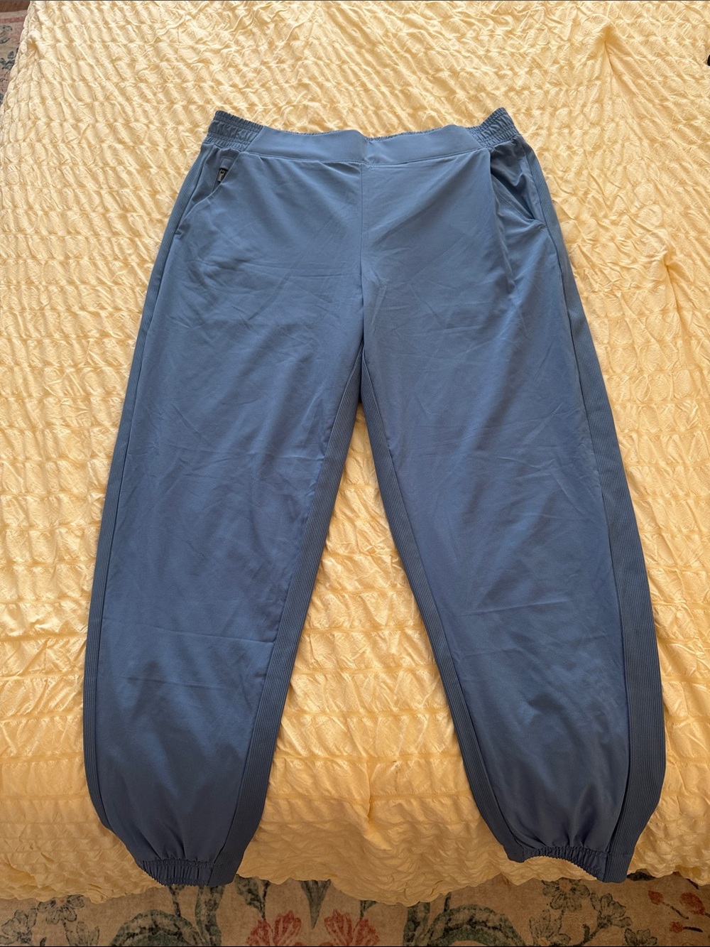 Women’s Athleta Blue Casual Elastic-Waist Joggers